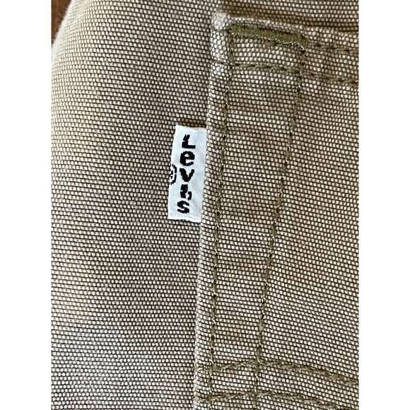 Levis 514 Jeans Mens 34x34 Khaki Tan Straight Fit Straight Leg Five Pocket Denim - Picture 3 of 9